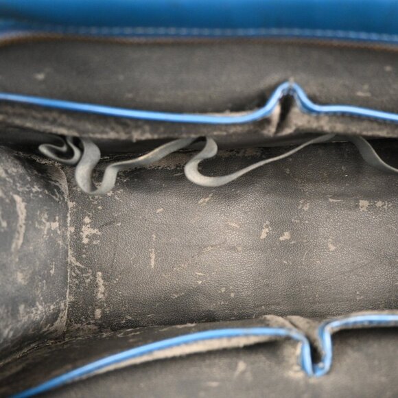 LOUIS VUITTON LV Logo Riviera Hand Bag Epi Leather Blue France - Picture 11 of 16